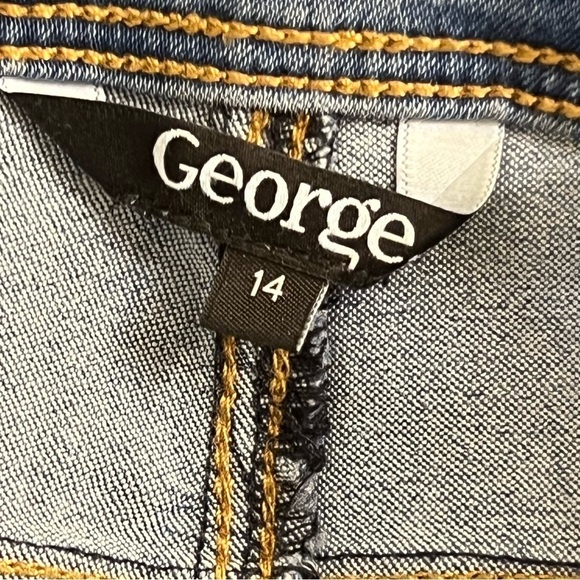 George Women’s Capris Jeans 14 High Waist Fitted Skinny Leg - Picture 8 of 14